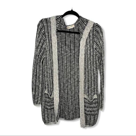 ALTAR'D STATE / black/gray hooded cardigan sweater - Picture 1 of 6